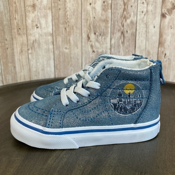 Vans x Harry Potter Sk8-Hi Zip Harry Potter Hogwarts High Top Sneaker Size 6 - Picture 4 of 10